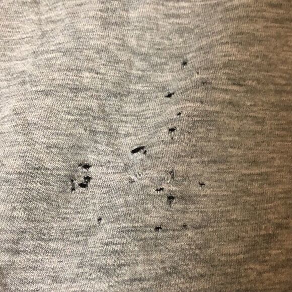 Distressed Vintage Polo Ralph Lauren heather grey T-Shirt | XL - Picture 4 of 10